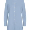 Pieces PCNoma LS Long Shirt Ketucky Blue- Shirts & Blusen