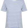 Pieces PCRia SS Tee Stripes- T-shirts & Tops