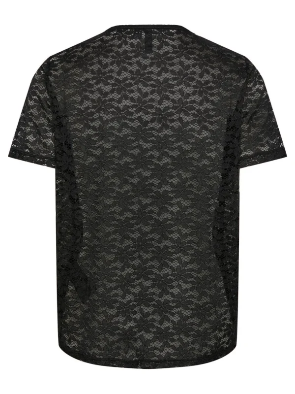 Pieces PCStacy SS Lace Top- T-shirts & Tops