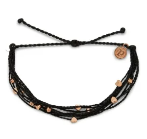 Puravida PV Brc Malibu Rosegold Black- Schmuck