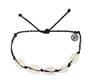 Puravida PV Knotted Cowries Black- Schmuck