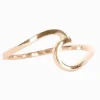 Puravida PV Ring Wave Rose Gold Size 7- Schmuck