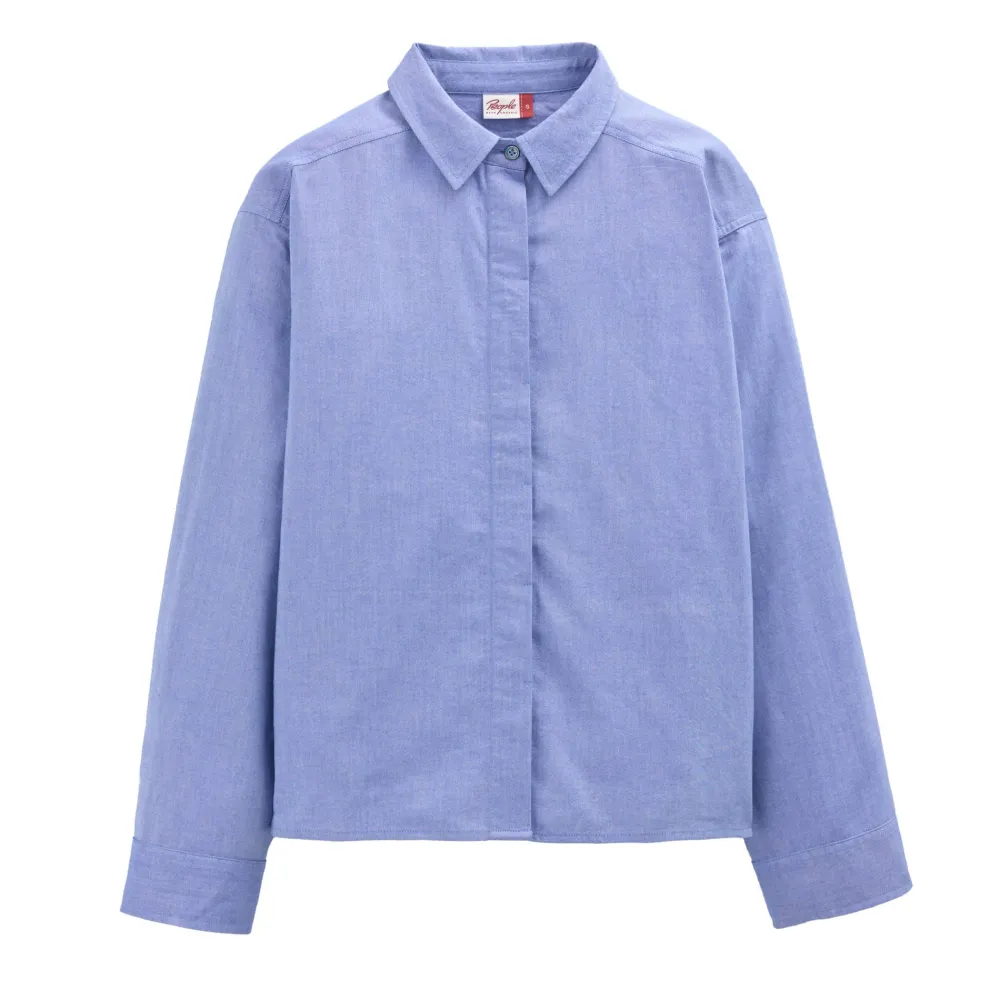 pwo_hemdbluse_gots_royalb_0.webp People Wear Organic PWO Hemdbluse GOTS- Shirts & Blusen