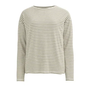 People Wear Organic PWO Langarmshirt GOTS geringelt- Shirts & Blusen