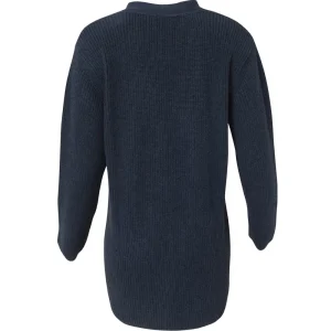 People Wear Organic PWO Rippstrickjacke Duneklblau- Strick & Cardigans