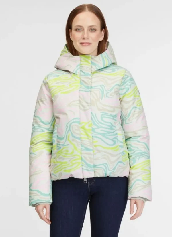 Ragwear RAAmarrena Print Jacke Light Mint- Mäntel & Jacken