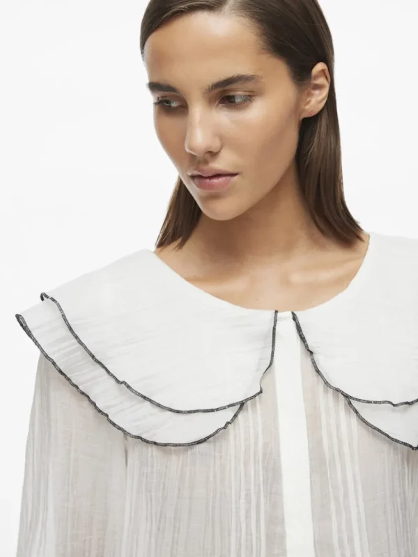 Rouge Edit ROUPolina LS Top Cloud Dancer- Shirts & Blusen