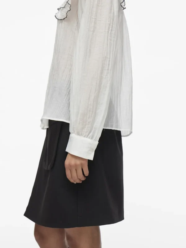 Rouge Edit ROUPolina LS Top Cloud Dancer- Shirts & Blusen