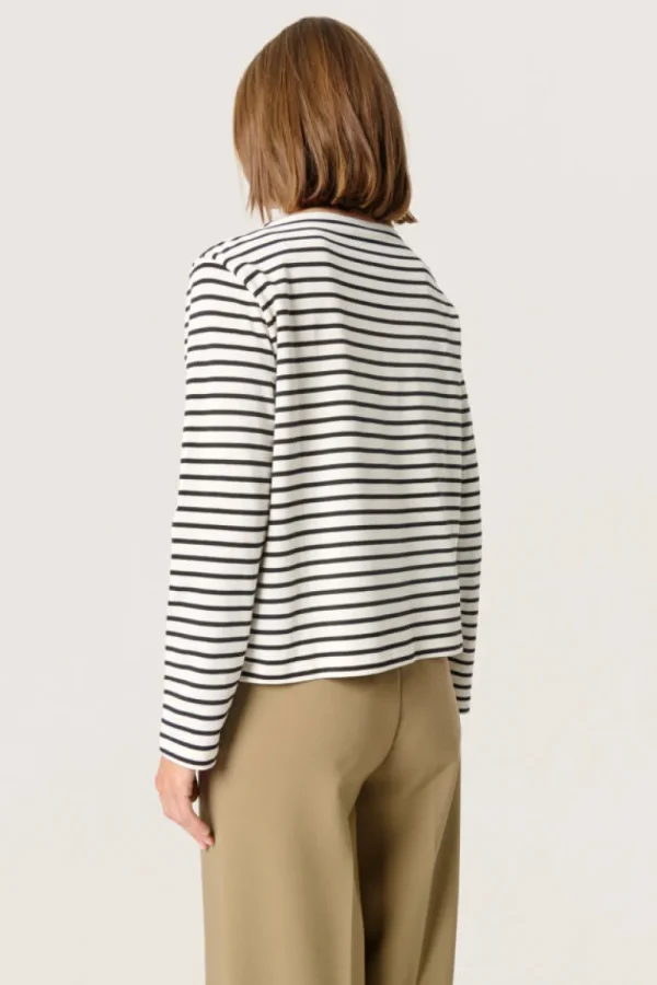 Soaked SKNeo New Tee LS Whisper White- Shirts & Blusen