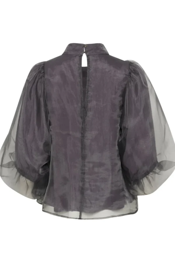 Soaked SLChaya Blouse Dark Gull Gray- Shirts & Blusen
