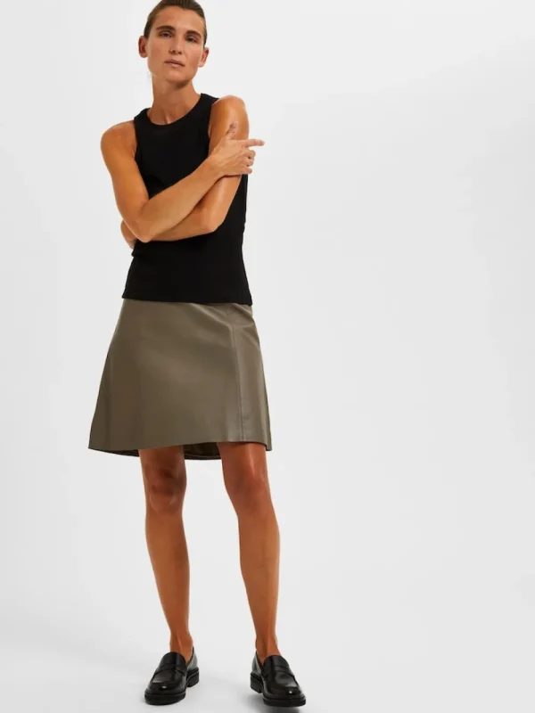 Selected Femme SLFAnna O-Neck Tank Top- T-shirts & Tops