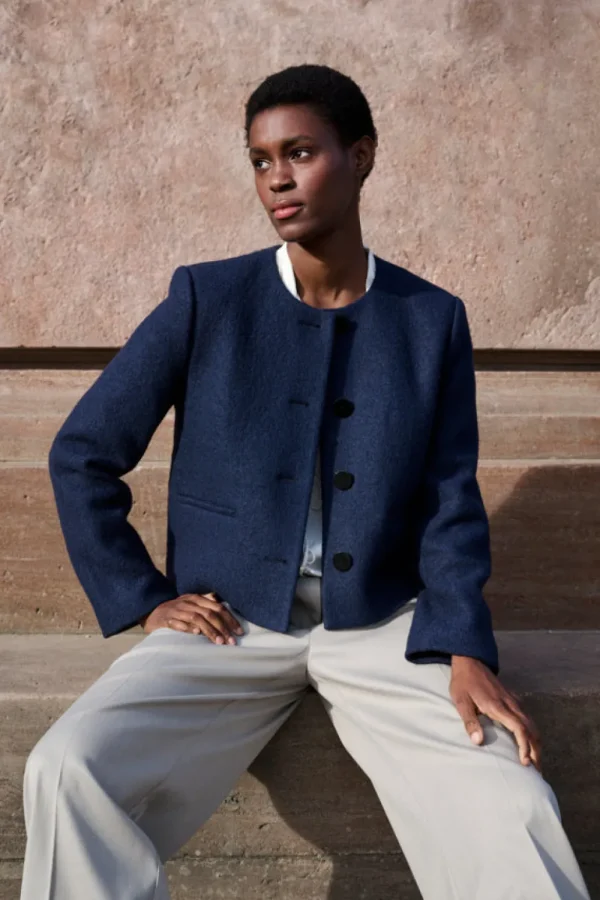 Soaked SLLilith Jacket Naval Academy- Mäntel & Jacken