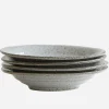 House Doctor Suppenteller/Schüssel, Rustic, Grau/Blau- Geschirr