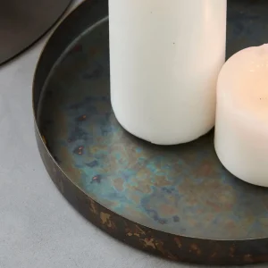 House Doctor Tablett, Ella, Mattes Eisen/Schwarz- Dekoration