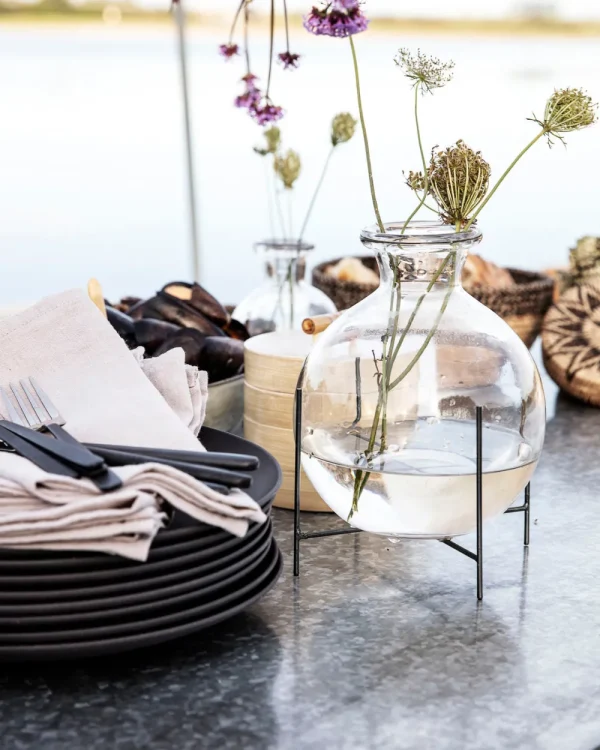 House Doctor Vase Lana, Klar- Dekoration