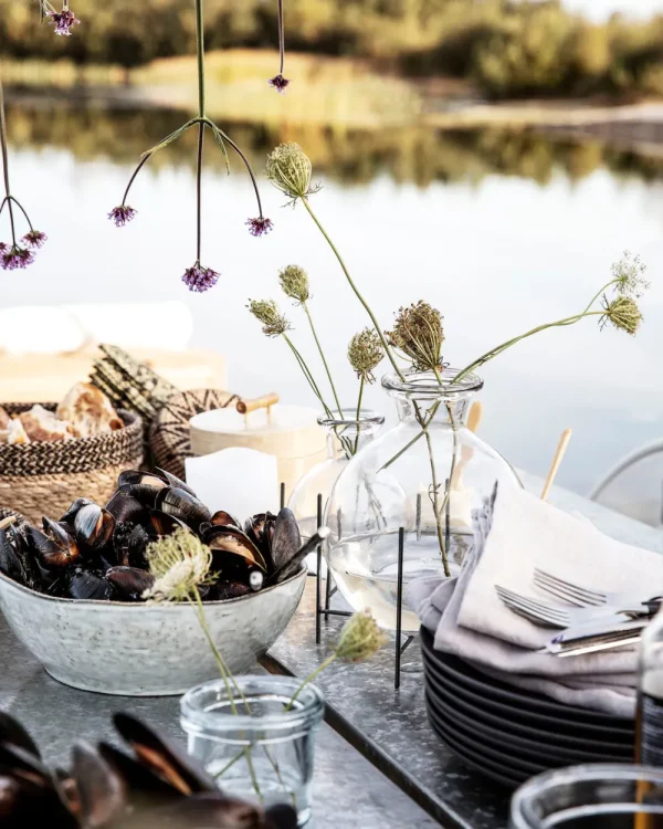 House Doctor Vase Lana, Klar- Dekoration