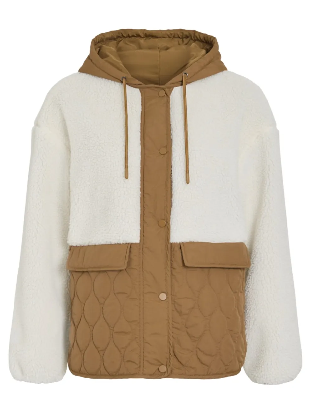 viadita_ls_teddy_jacket_b_0.webp Vila VIAdita L/S Teddy Jacket Rubber- Mäntel & Jacken