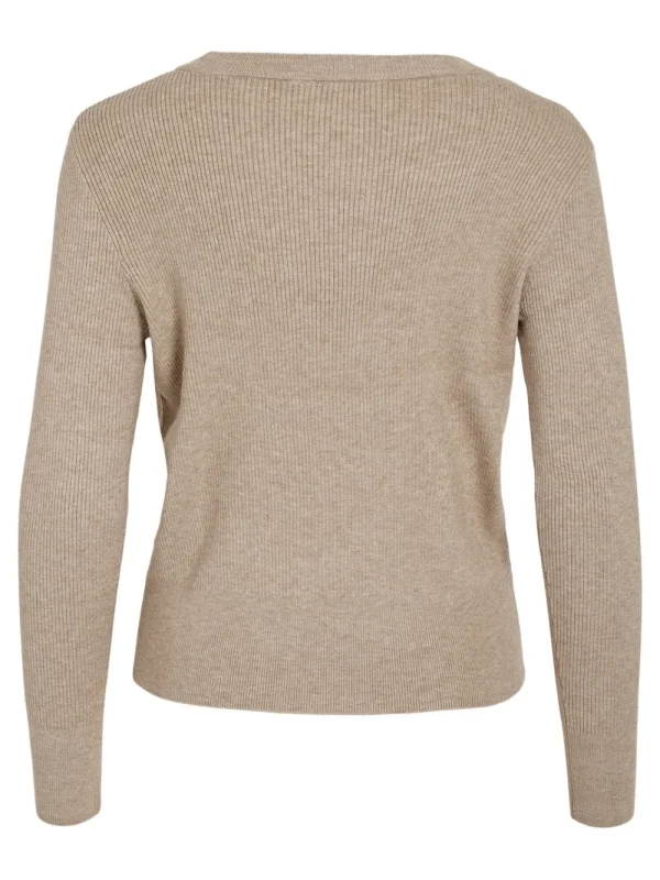 Vila VIComfy O-Neck L/S Knit Top- Strick & Cardigans