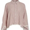 Vila VIHadil L/S Shirt Brick Dust- Shirts & Blusen