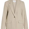 Vila VIJolanda L/S Blazer Feather Gray- Blazer