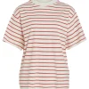 Vila VIJubilee 2/4 T-Shirt Egret/Poppy Red- T-shirts & Tops