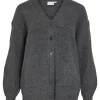 Vila VIKimmi V-Neck Knit Cardigan DGM- Strick & Cardigans