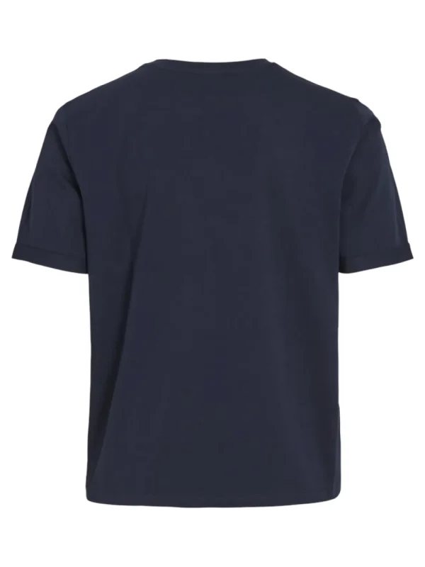 Vila VIKina S/S T-Shirt Navy Blazer- T-shirts & Tops