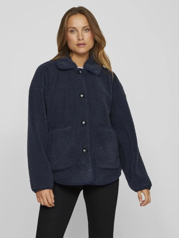 Vila VIMelusa Teddy Jacket- Mäntel & Jacken