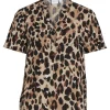 Vila VIMoashly S/S Shirt Black Beauty Nalu- Shirts & Blusen