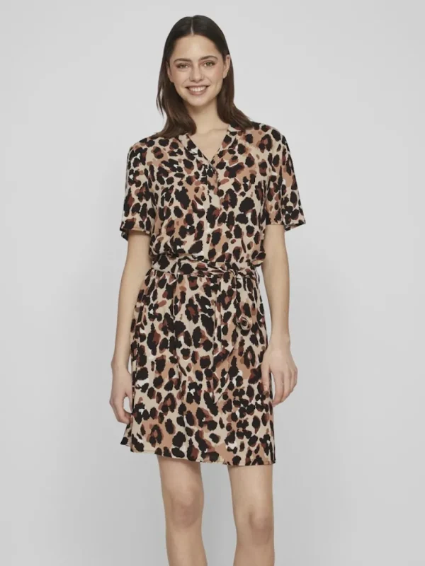 Vila VIMoashly S/S Shirt Black Beauty Nalu- Shirts & Blusen