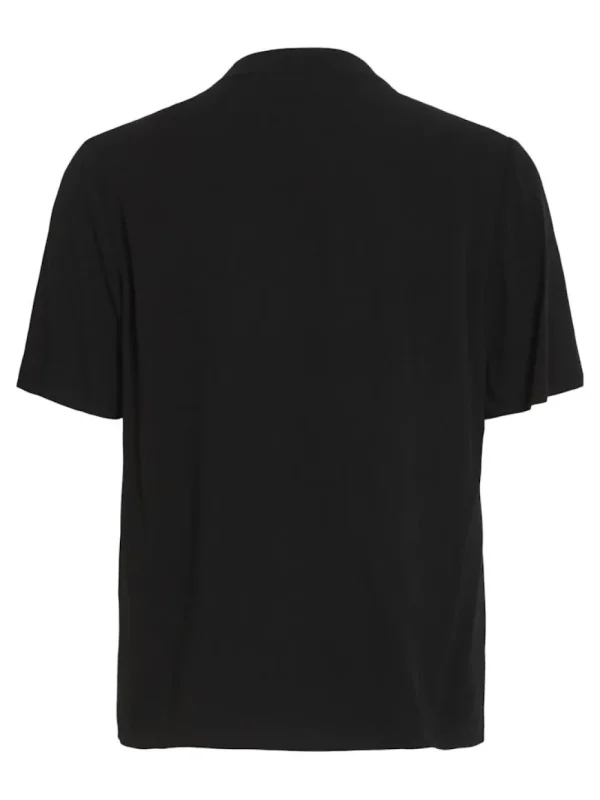 Vila VIMoashly S/S Shirt Black Beauty- Shirts & Blusen