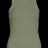 Vila VINoline S/L Top Oil Green- T-shirts & Tops