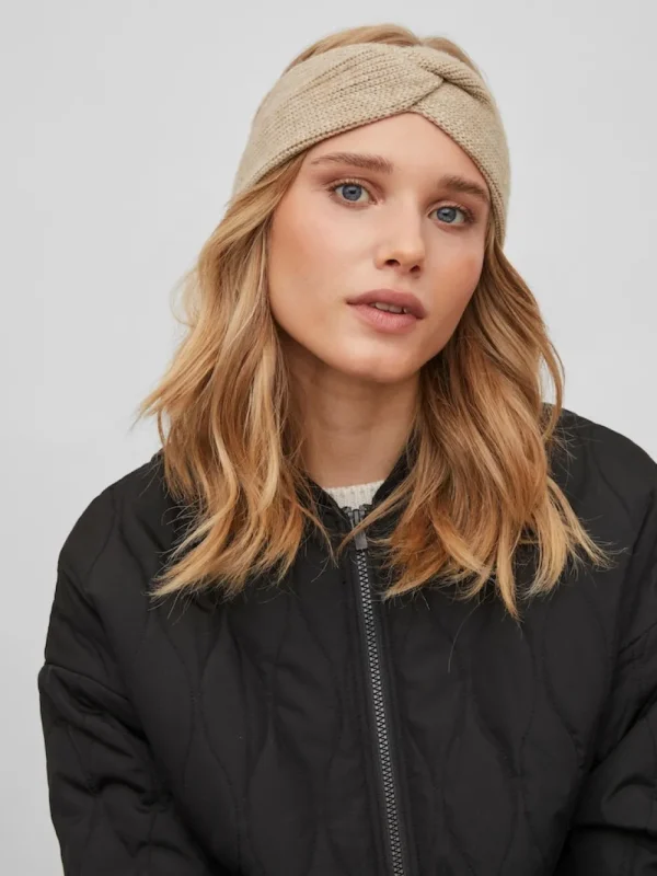 Vila VIRil Headband Natural Melange- Mützen & Hüte