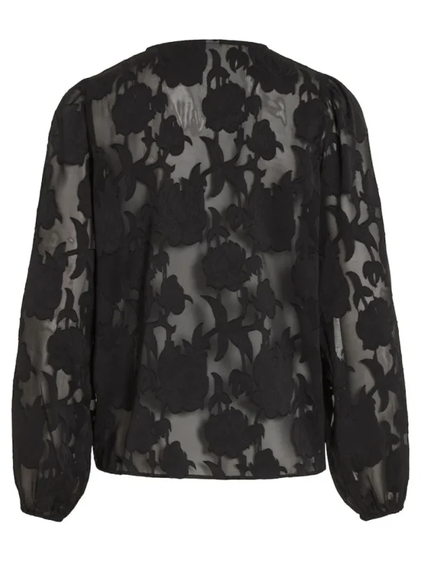 Vila VISirid L/S V-Neck Top- Shirts & Blusen