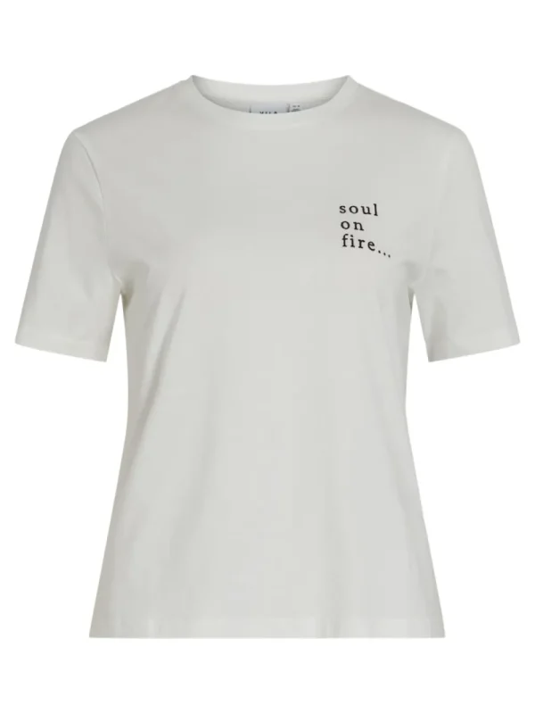 Vila VISybil Balance O-Neck T-Shirt Coffe Bean Soul- T-shirts & Tops