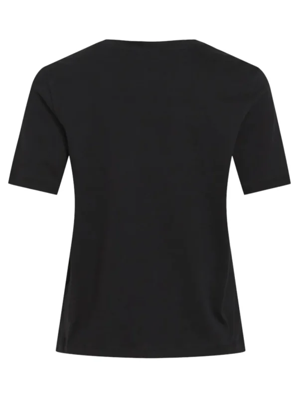 Vila VISybil Inspire O-Neck T-Shirt Black- T-shirts & Tops