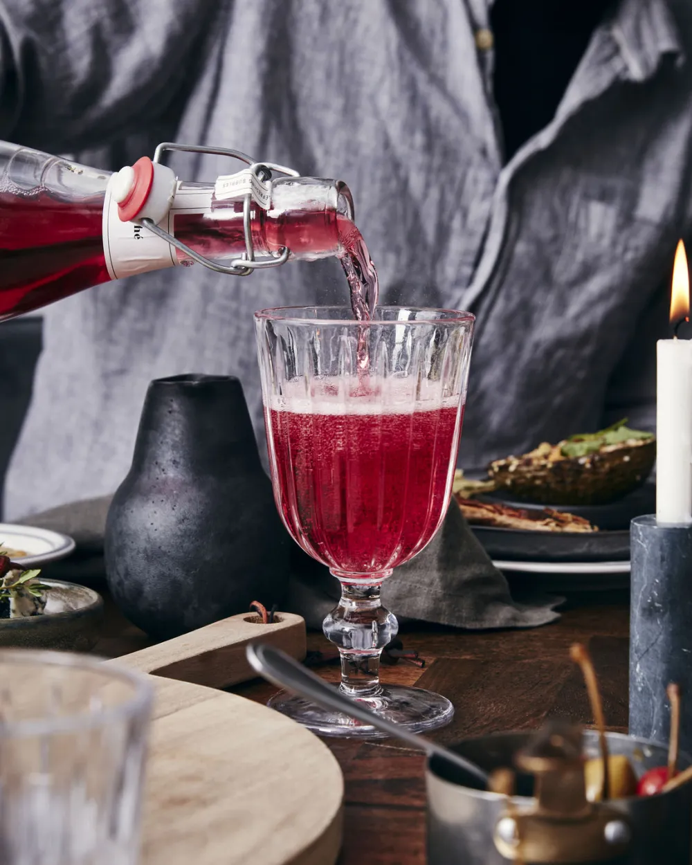 weinglas_groove_klar_1.webp Nicolas Vahe Weinglas, Groove, Klar- Küche & Gedeckter Tisch