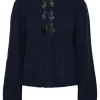 Yas YABonsa LS Knit Cardigan Navy Blazer- Strick & Cardigans