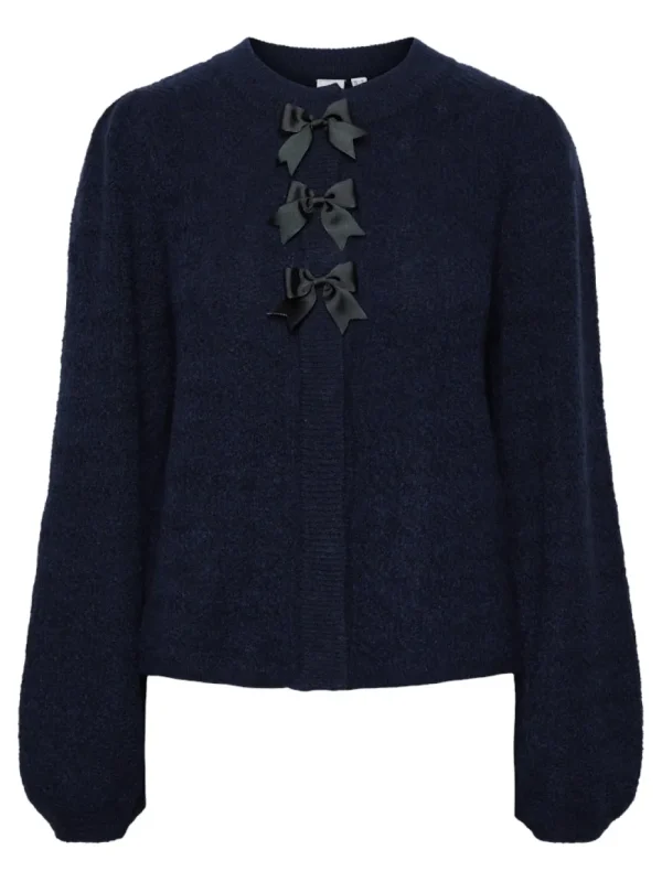 Yas YABonsa LS Knit Cardigan Navy Blazer- Strick & Cardigans