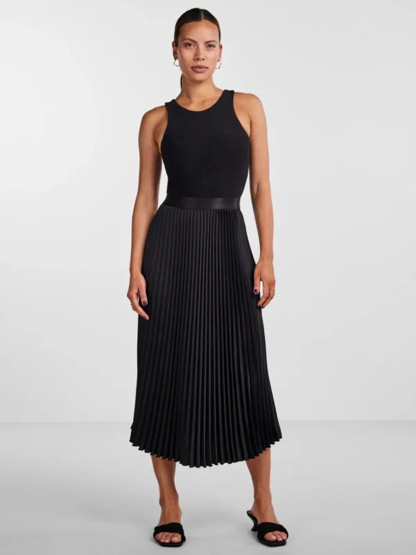 Yas Celine HW Midi Skirt- Röcke